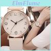 Khorasan Fashion Womens Quartz Watch With Leather Strap For Casual And Office Use
