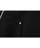 Basemoment Rivet Crop Zip-Up Hoodie (Heavyweight) Black