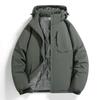 Kurtka bawełniana dla par jesień/zima Outdoor Graphene Self Heating Windproof Warm Mountaineering Jacket dla mężczyzn