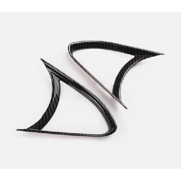 Carbon Fiber Dashboard Air Vent Cover Trims For -2024 Mazda 3 Accessories