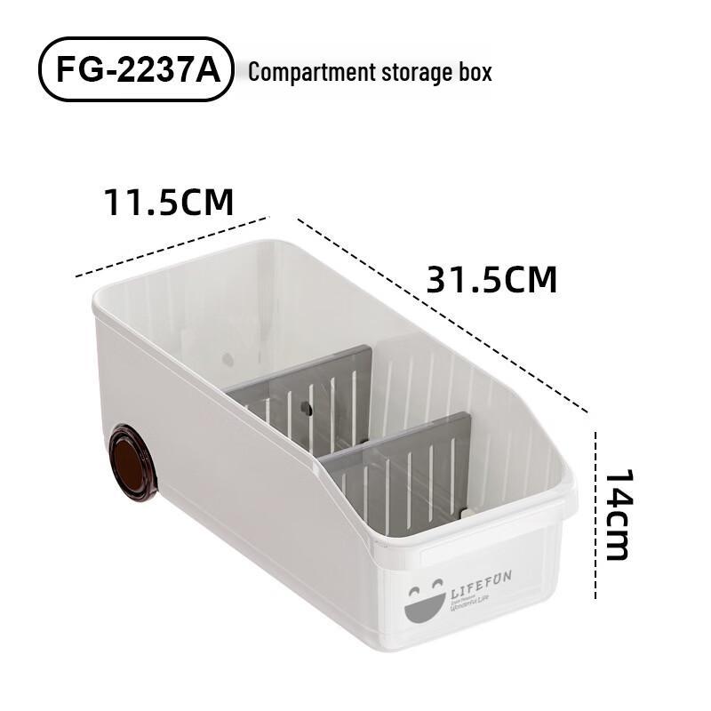 

Kappaxiong Refrigerator Storage Drawer with Wheels