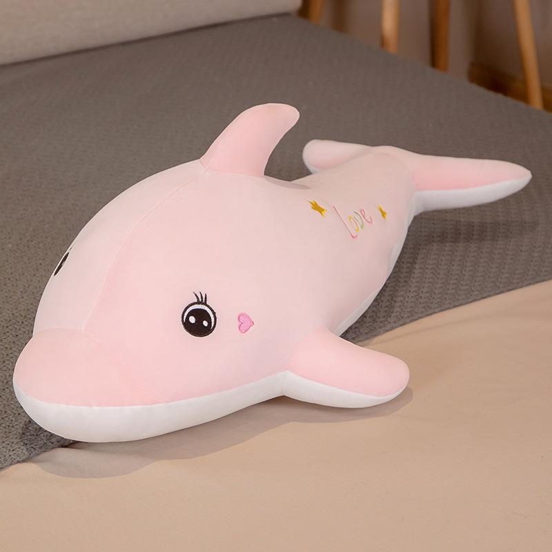 Weiches Delfin Kissen Plüschtier Puppe Aquarium Wal Puppe Kinder Beruhigende Stoffpuppe Geschenk