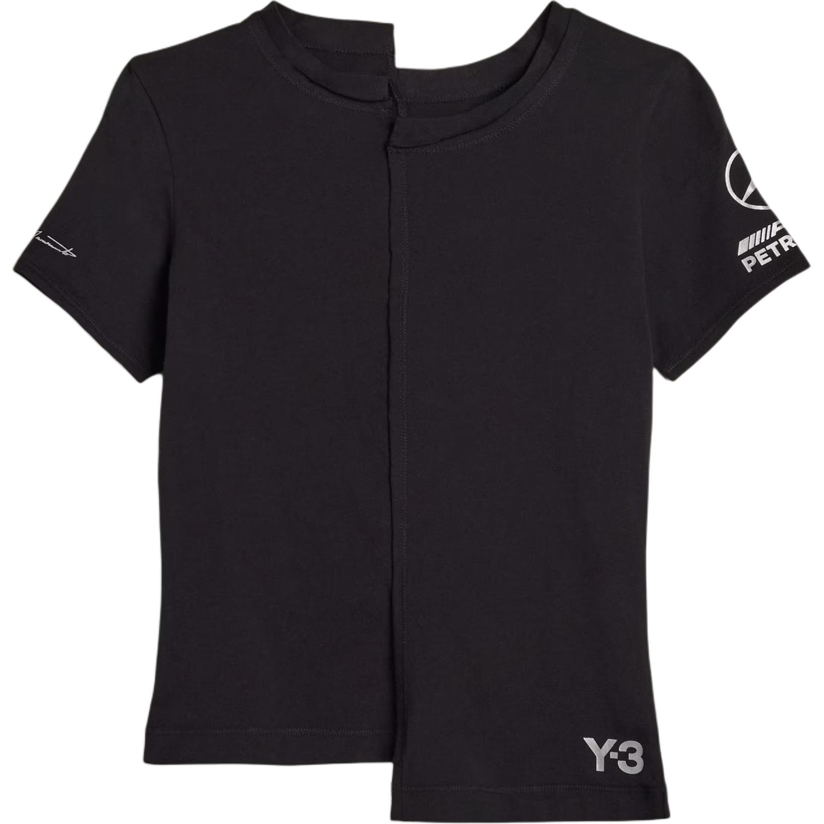 

Y-3 x Mercedes AMG Petronas F1 Футболка FTD Черный Женские Топы KR2380 S