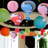 12''30CM Wedding Craft DIY Festival Lantern Hanging Air Balloon Paper Lantern Air Balloon Lantern