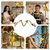 Bird Cage Perch Climbing Stand Biting Game Cockatiel Perch For Leg Muscle Parakeet Lovebird Boredom Stress Cage Decoration