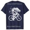 Novelty Awesome Bicycle Skull Ride Like Hell T Shirt Mountain Bike Cycling Graphic Streetwear Short Sleeve Birthday Gift Tshirt