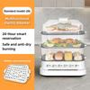 Large Capacity Electric Steamer Household Three-layer Steaming Pot Multifunctional Cooking Integrated Breakfast Machine