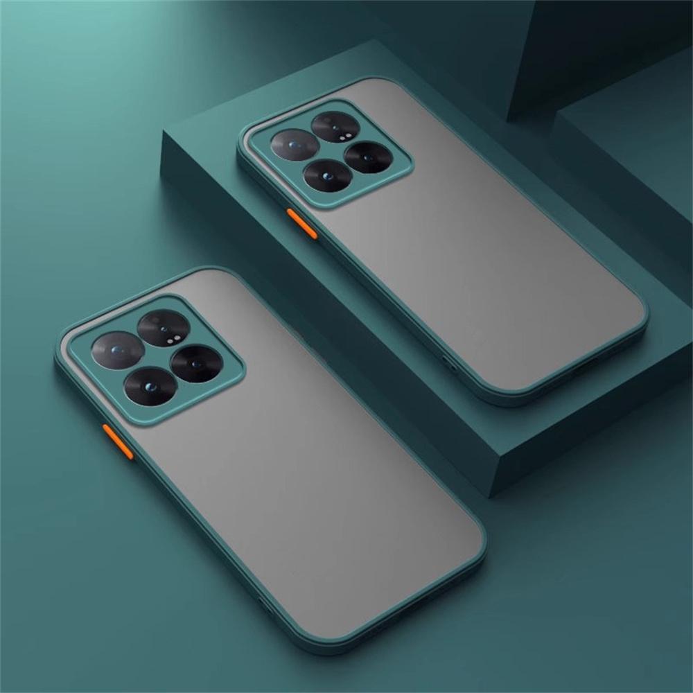 Luxury Matte Transparent Phone Case for Poco X6 Pocophone X6 Pro 5G Shockproof Cover Cases