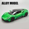1/22 Scale Maserati MC20 Sport Car Model with Sound and Light, Pull Back Alloy Model Diecast Model Car for Kids Toy Gift