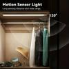 4 Multi Size Magnetic LED Motion Sensor Lights, Rechargeable Cabinet Lights,used for Bedrooms,kitchens,corridors,stairs,wardrobes,garages,bathrooms