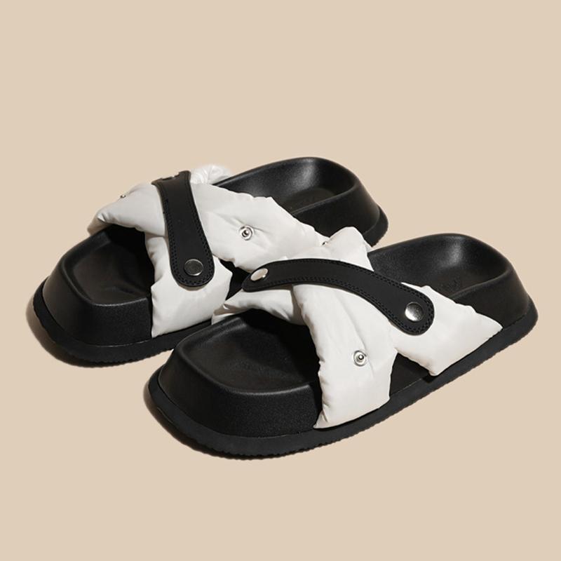 Sandalias cruzadas para mujer usa zapatillas planas casuales comprar a buen  precio — entrega gratuita, reseñas reales con fotos — Joom