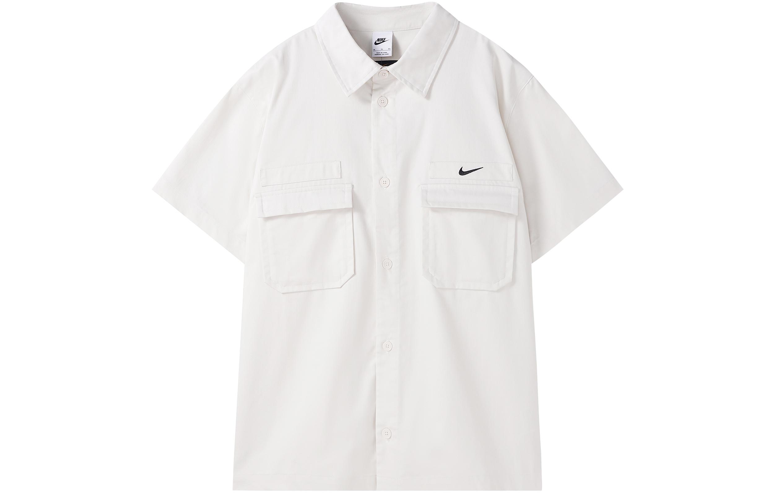 Nike Woven Jackets Men s White Lapel Moderate Workwear DX3341-030 L