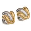 Geometric Gold and Silver Tone Studs Earrings for Women Fashion Vintage Texture Ear Accessories Lightweight Jewelry