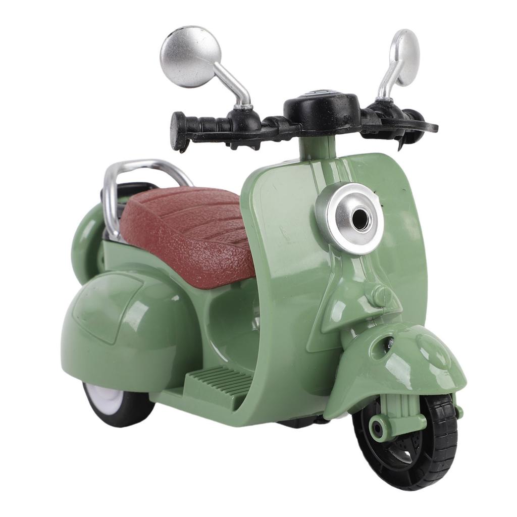 Scooter for Dolls Desktop Decoration Cute Mini Doll Scooter Vehicles Toy Battery Powered Green