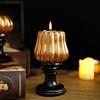 Vintage Pumpkin Candle Holder – Halloween Decor Prop For Scented Candles & Spooky Party