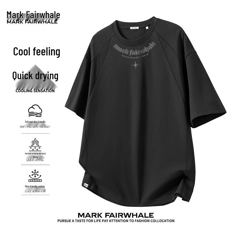MARK FAIRWHALE Men s American Trendy Quick-Dry T-Shirt M