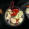 Plastic Round Hot Pot Ingredient Selection Bowl
