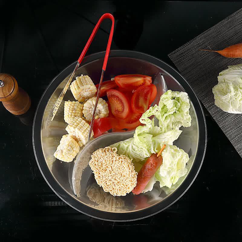 Plastic Round Hot Pot Ingredient Selection Bowl