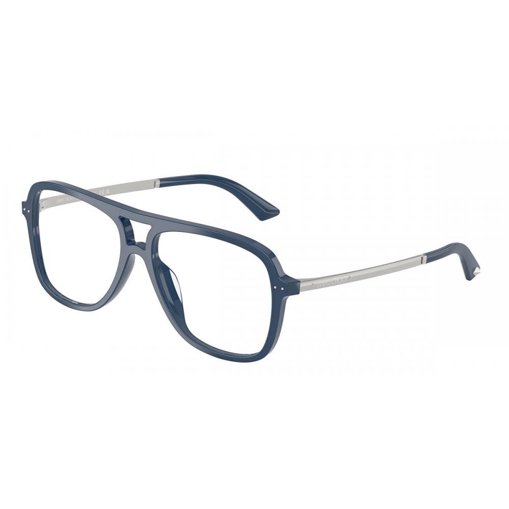 Jimmy Choo Women Eyeglasses Jc3052u 5088 Opal Navy Blue/53-15-140