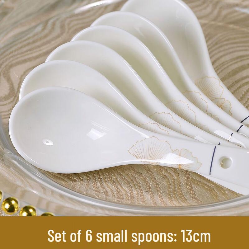 Кан Фу Цзиндэчжэнь Костяной фарфор Маленькие ложки