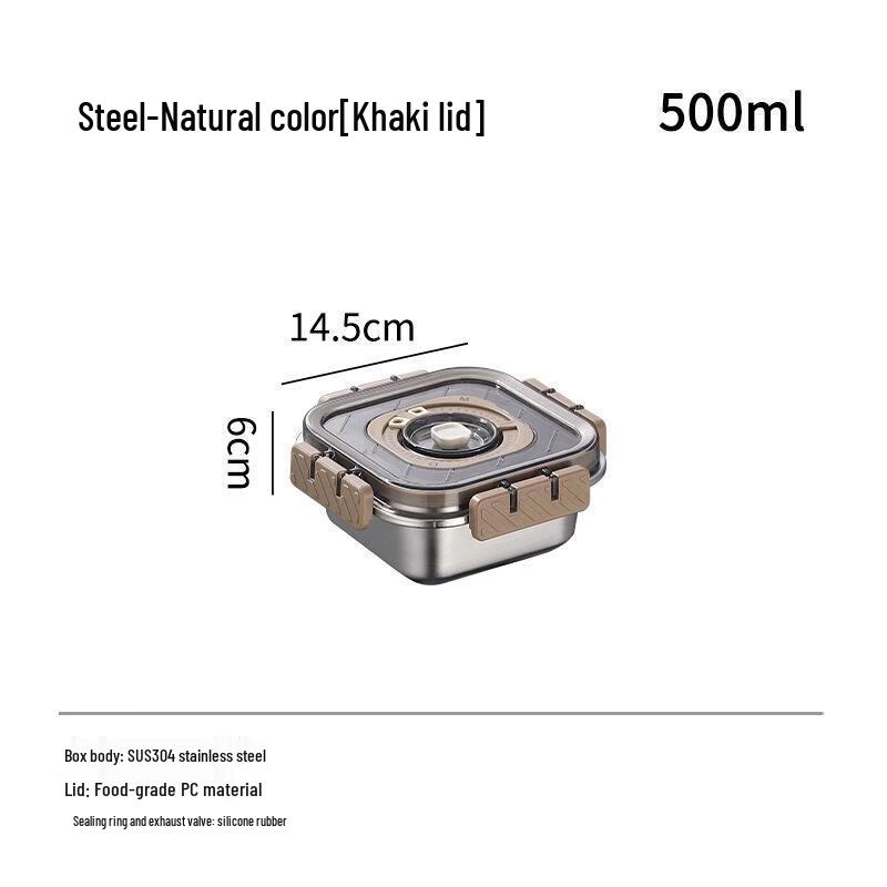 JINGRUIXIANG Stainless Steel Food Storage Container