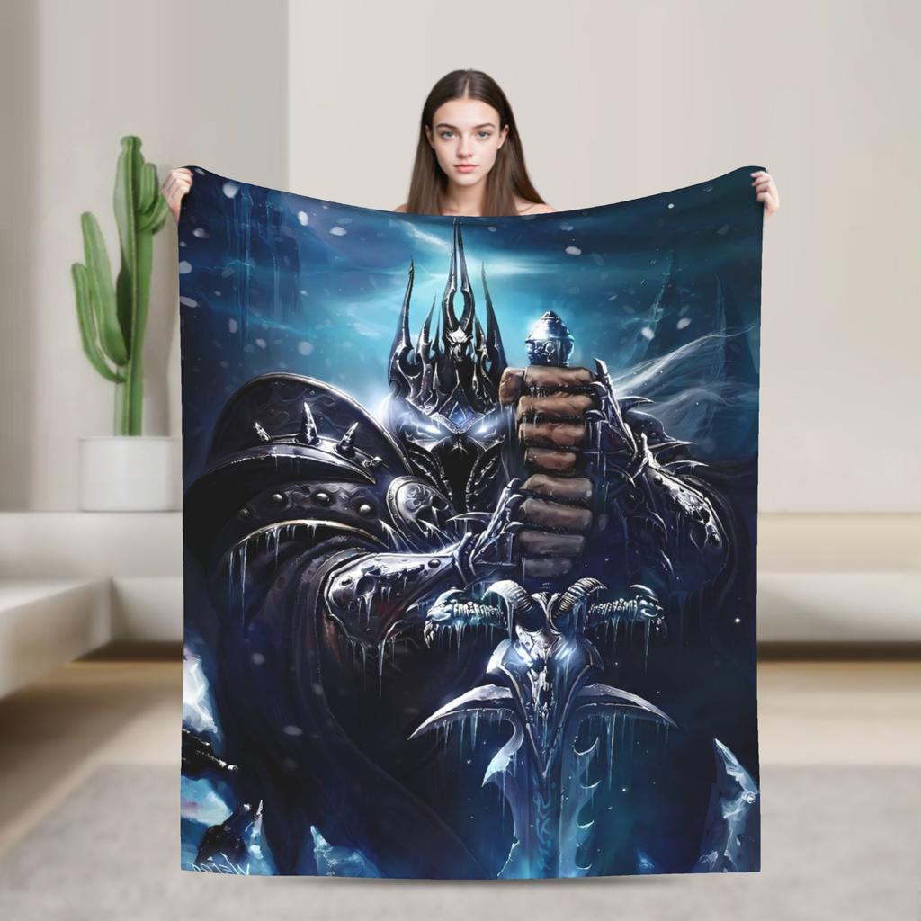World of Warcraft, WOW Game Blanket Quality Super Warm Throw Blanket Winter Picnic Outdoor Graphic Bedspread