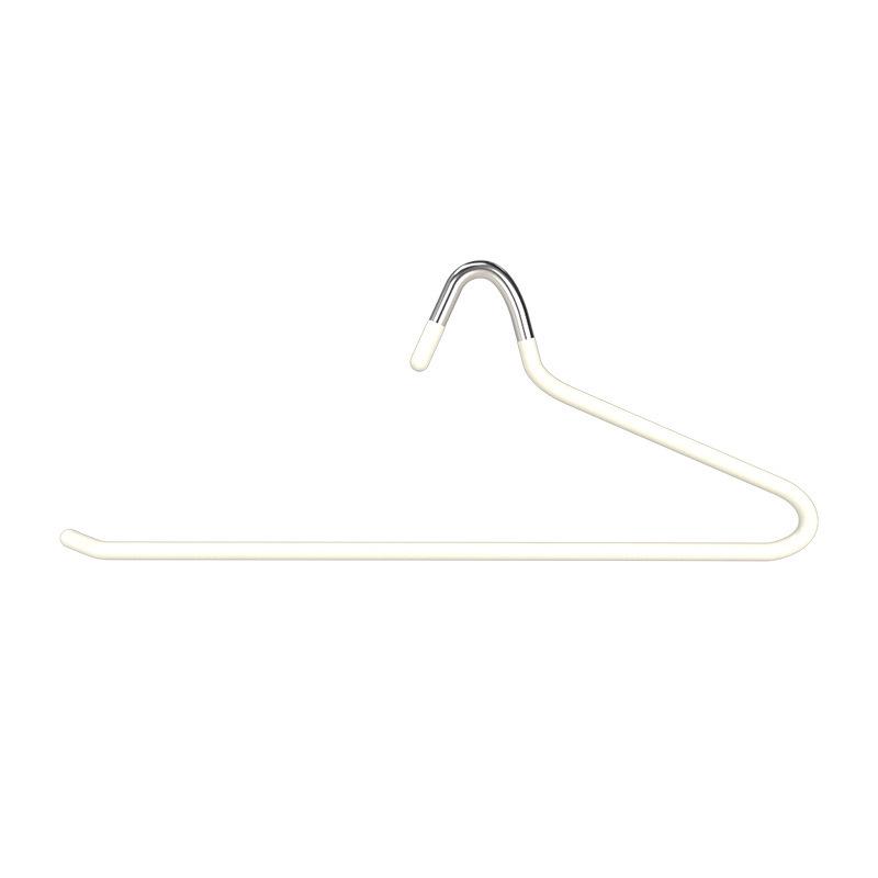 Goose-Shaped Non-Slip Trouser Rack: Traceless, Plastic-Coated Pant and Clothes Hanger with Clips for Organized Home Storage.