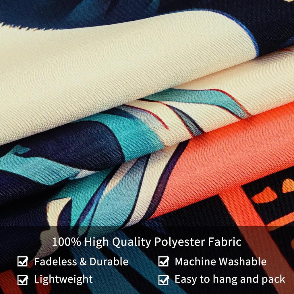 AtawLege The Great Wave Wall Art - Japanese Ocean Sea Wave Tapestry Vintage Asian Anime Aesthetic Kanagawa Sunset Wall Hanging for Room (59.1 x 59.1