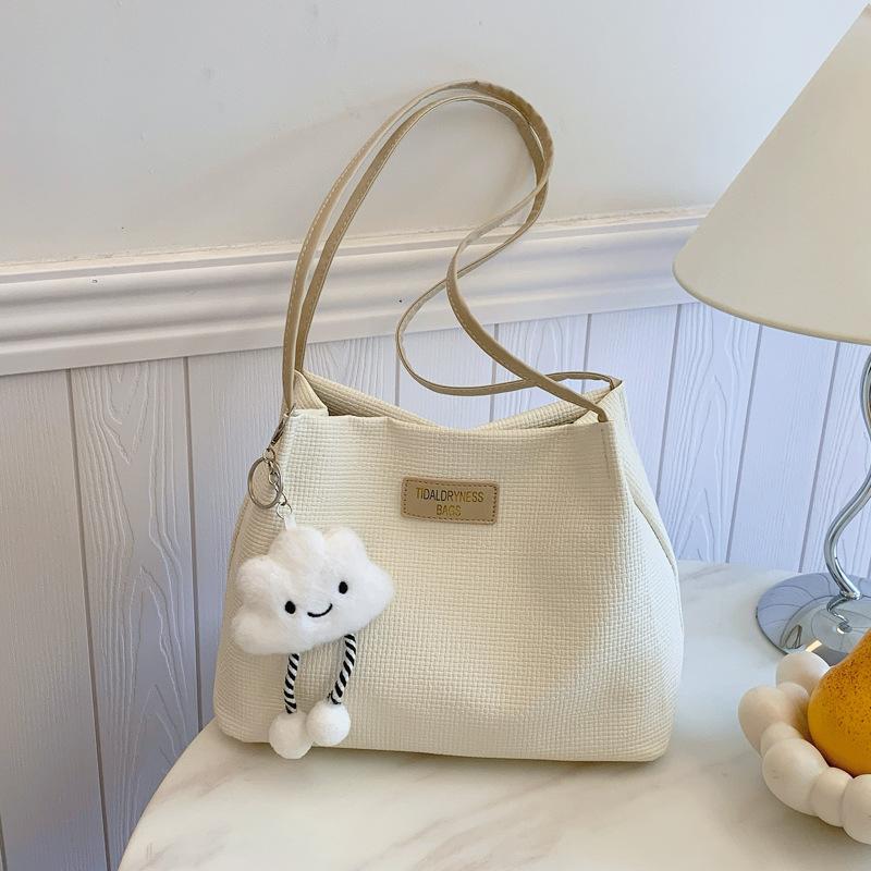 Trend Bag Women's New Fashion Texture Shoulder Bag Popular Versatile Trend Tote Bag