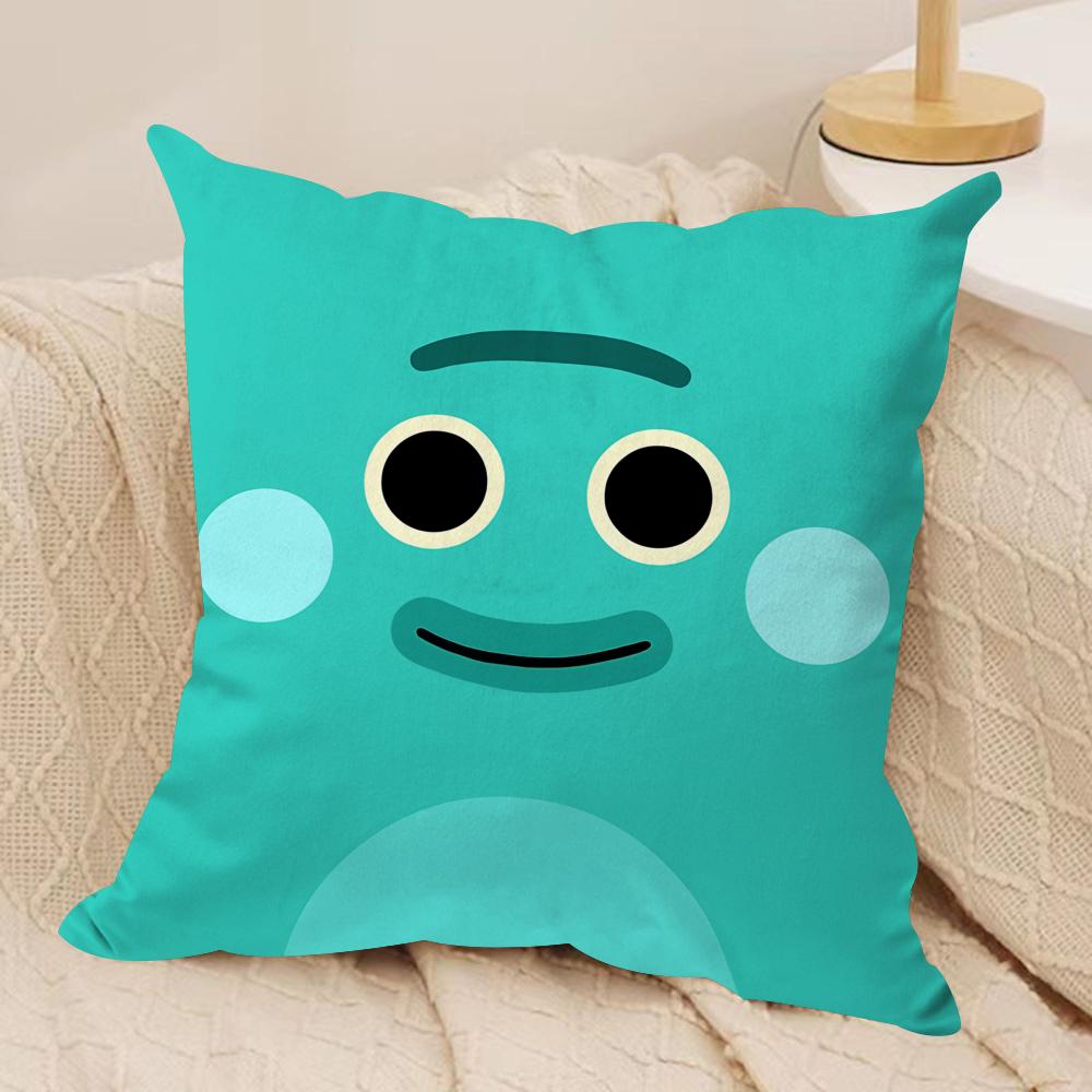 Federa Cuscino Anime The Bumble Nums Peluche Corto Setoso Stampa Double-Sided Federa per Cuscino per Divano Tutte le Stagioni Decorazione Casa Regalo