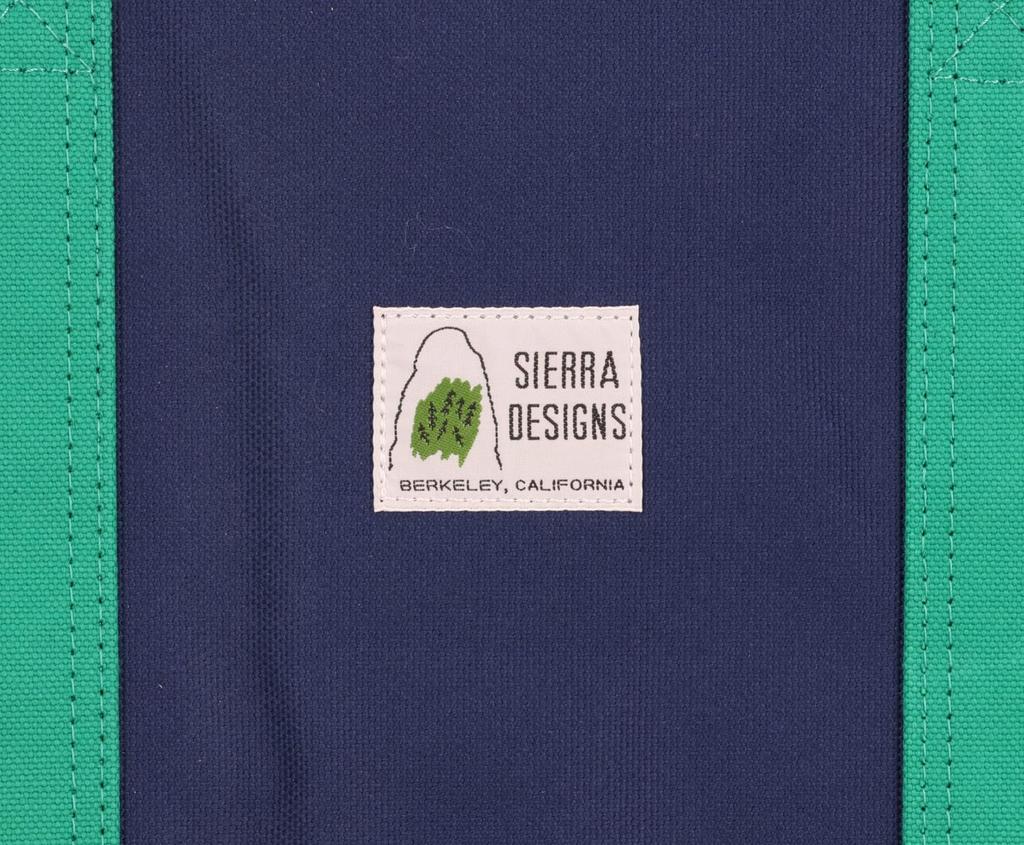 Sierra Designs 70's Canvas Tote Bag, Medium, NavyGreen