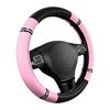 Stitching Steering Wheel Wrap PU Leather PU Leather Steering Wheel Cover  All Season