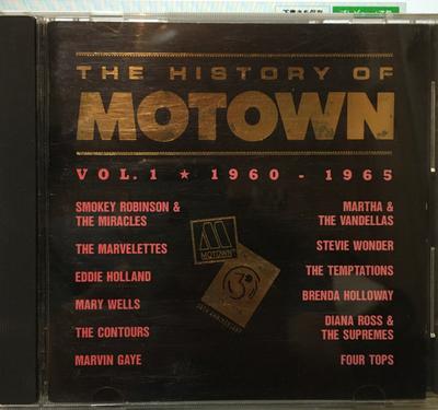 CD OMNIBUS, MARVIN GAYE, MARY WELLS, S - History of Motown Vol.1 (1960-65) BVCM2001 Motown 1990 Japan Soul/Funk Used