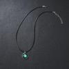 Zwölf Sternbilder Leuchtende Glasanhänger Halskette - Personalisierter fluoreszierender Studentenschmuck