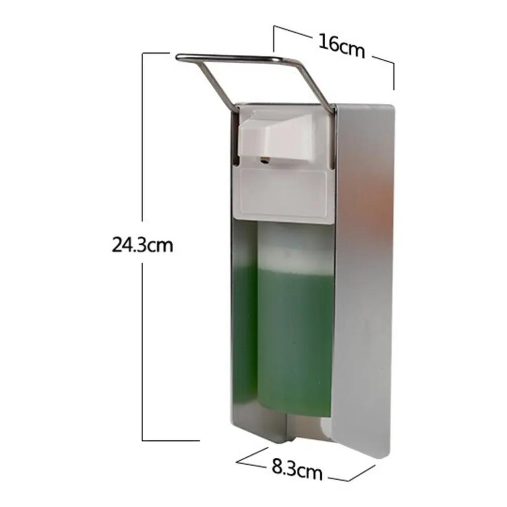Distribuitor de săpun de perete Dozator de dezinfecție Pompă din plastic pentru bucătărie Baie Toaletă Dozator de săpun cot 500ml
