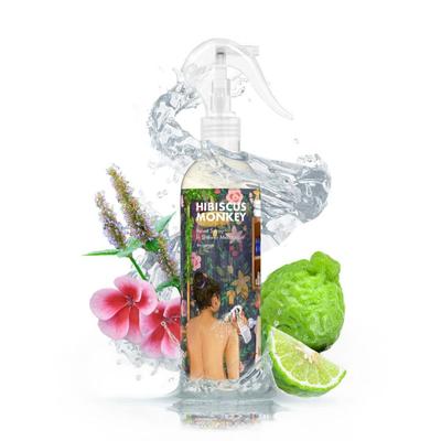 Hibiscus Monkey Velvet Spray Bergamot In Shower Body Moisturizer | Coconut Milk Oil, Bergamot |Moisturizes, Reduces Dryness, Soothes KP|All Natural |L