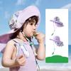 Shawl Attachment Double Sided Kid Sunhat Cotton Baby Shading Hat Cute Sand Beach Sun Hat  Picnic