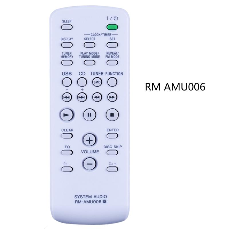 Remote Control for  Mini Hi-Fi System Controller RM-AMU006 Replacement Remote Control FST-ZUX9 LBT-ZUX9 MHC-EX9