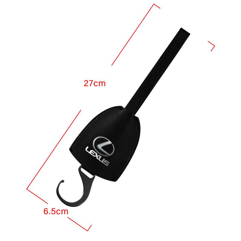 2pcs Leather Car Seat Back Hooks Portable Hanging Bag Rack For Lexus ES300 RX330 RX300 GS300 IS250 IS200 CT200h NX RX