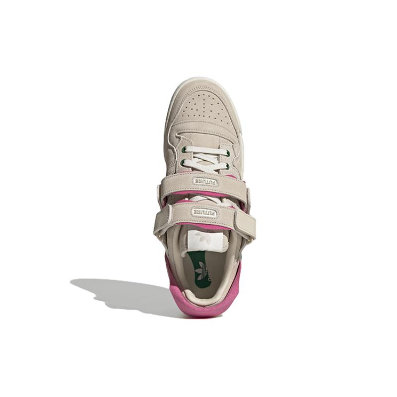 Adidas FiSN X Adidas Originals Forum 84 Low 'Light Brown Green Pink' Sneakers GY2417