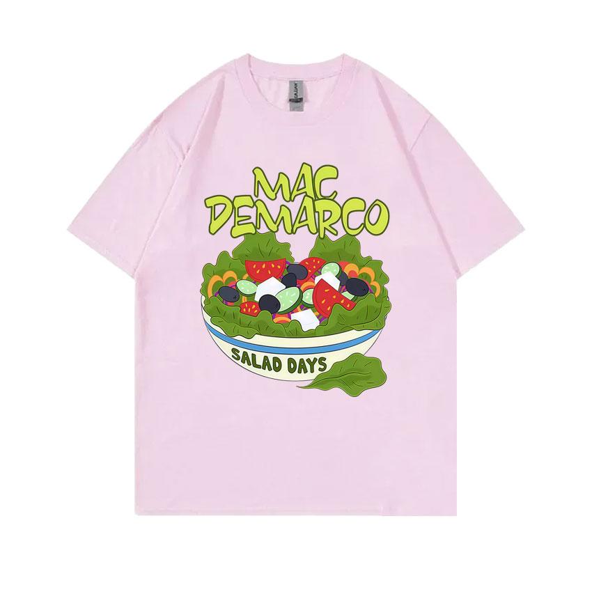 Mac Demarco Salad Days Magliette Grafiche Unisex Donna Casual Cotone Vintage Manica Corta T-Shirt Unisexs Moda Arte Estetica Maglietta