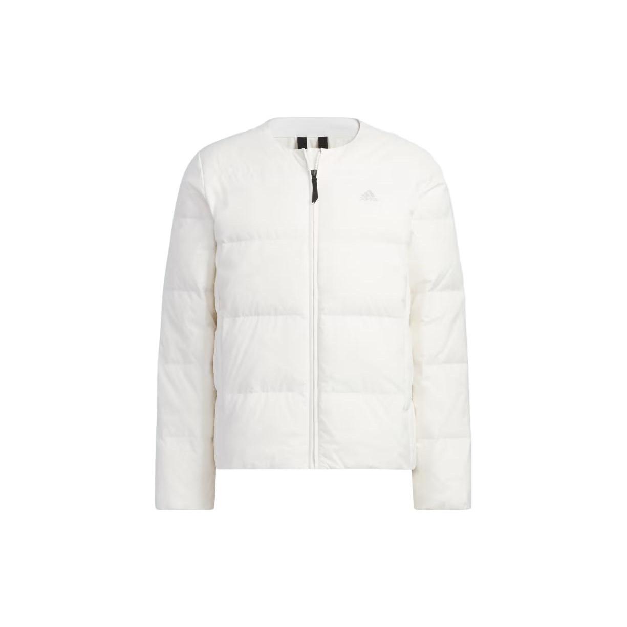 adidas Lightweight Down Jacket  White  Men s IT8749 XXS