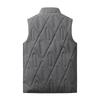 New down cotton vest autumn and winter couple warm vest Korean version trend removable hat outer wear thickened vest