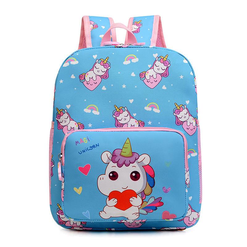 Adorable Cartoon Kids Backpack Fashionable Lightweight Nylon Animal Design