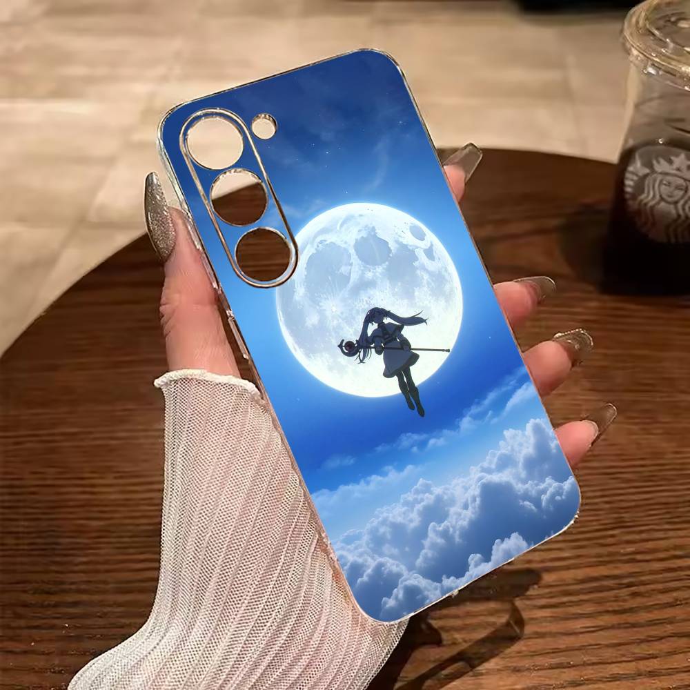 B-Beyond Journey F-Frieren And Fern Clear Soft Silicone Phone Case for Samsung Galaxy A71, A70, A52, A51, A40, A30