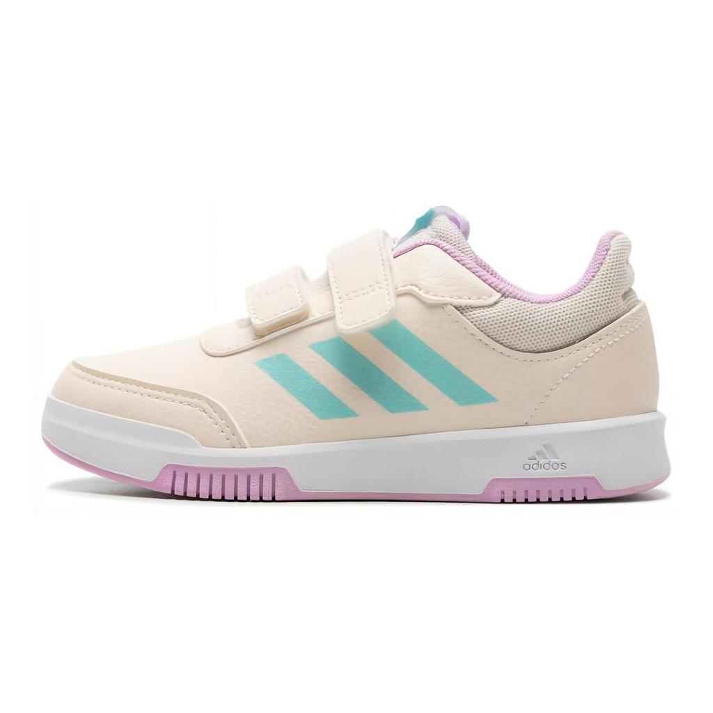 Adidas TENSAUR Abrasion Resistant Low top Kids' Skateboarding Shoes Beige Pink Kids' IG8583