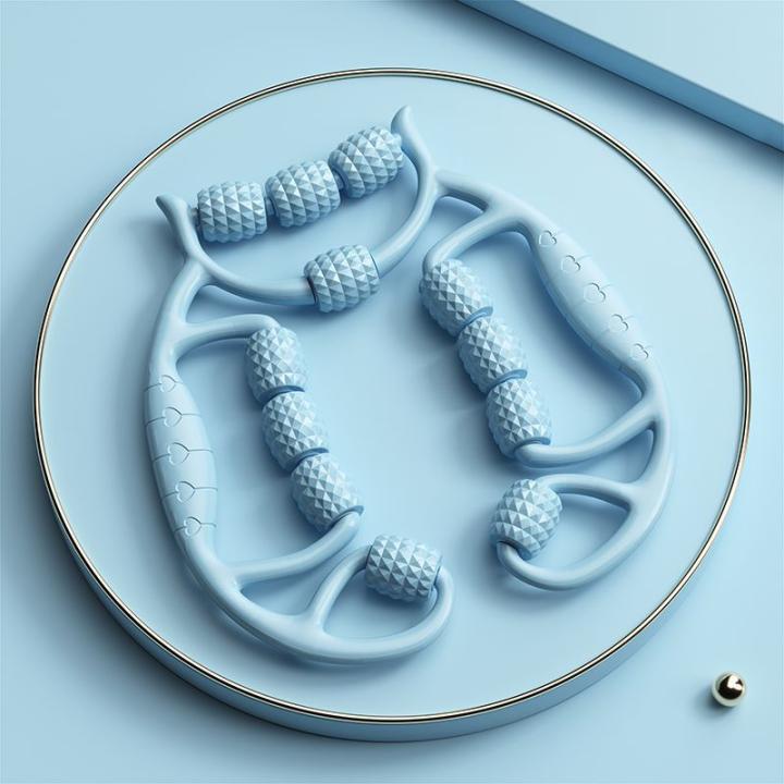 Circular Leg Massager Roller Fitness Equipment Female Roller Exercise Small Leg Muscle Elimination and Relaxation Slimming Tool