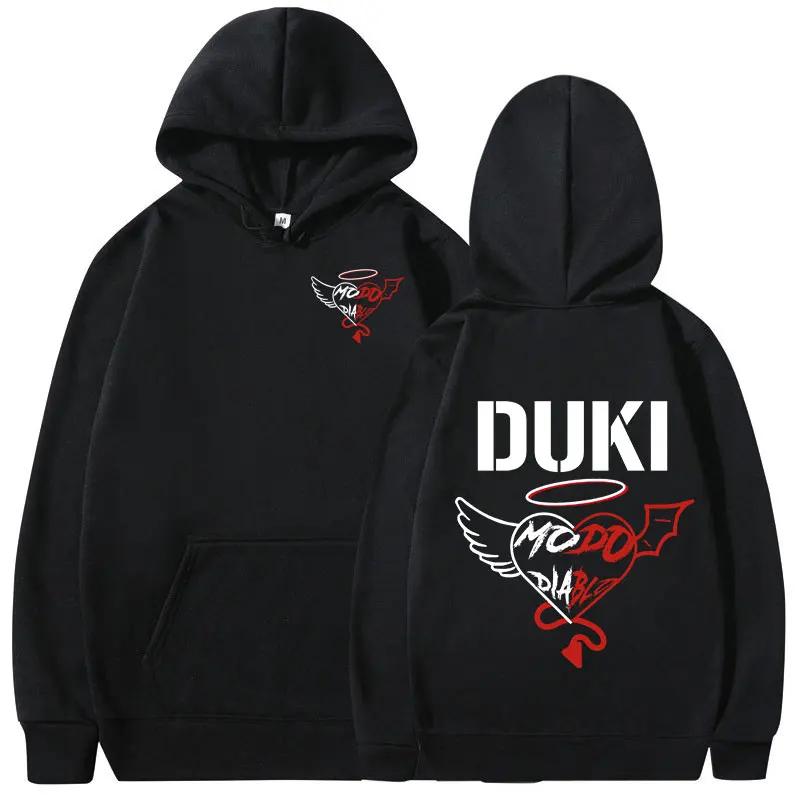Duki Hip-hop Singer Rock Rap Classic Men Plus-size Sports Hoodie Street Harajuku Fashion Autumn Winter Long-sleeve Sweatshirt