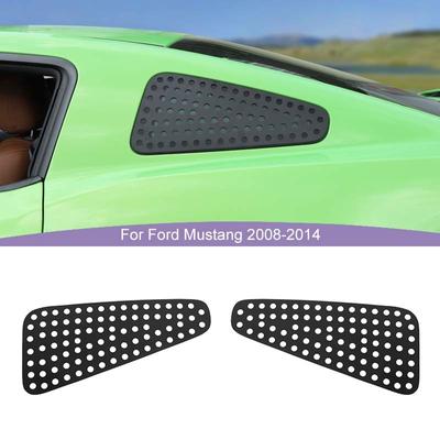 Rear Window Decoration Cover Aluminum Alloy Sticker Trim For Ford Mustang 2008-2014 Car Exterior Accessories