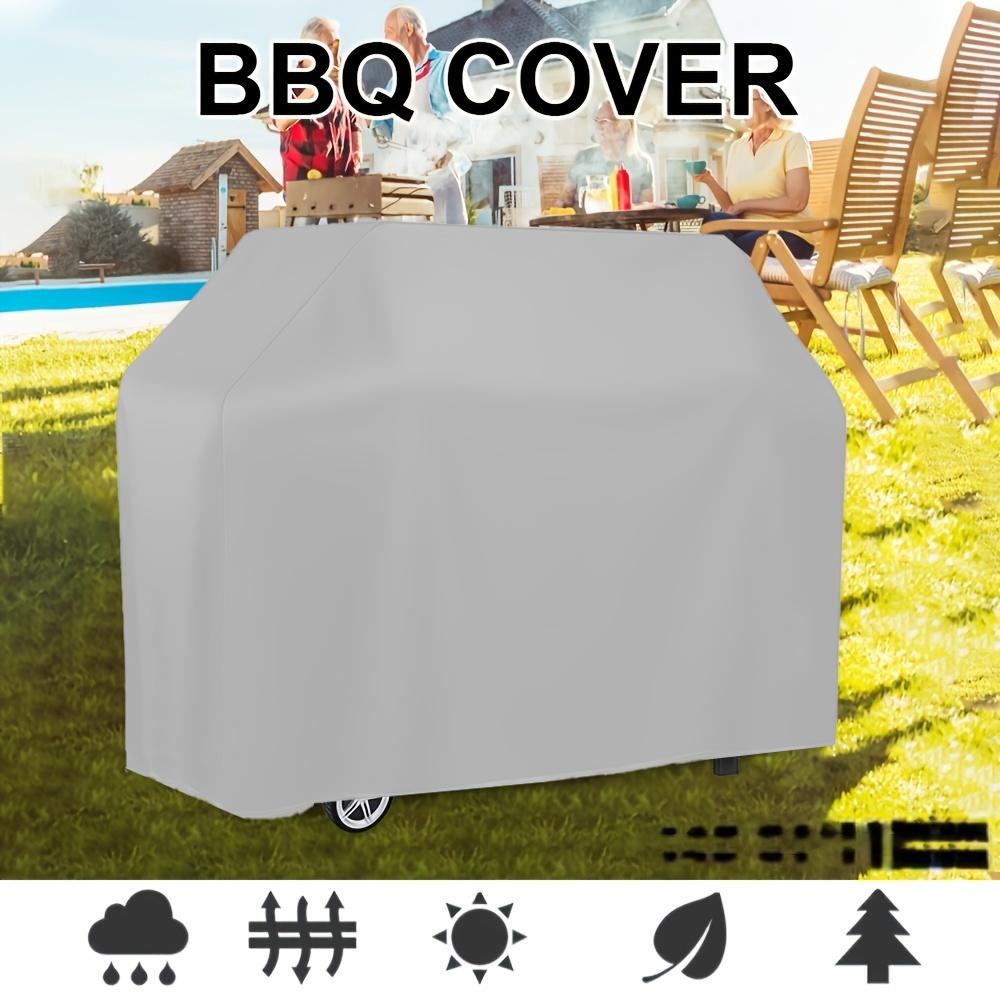 

Multi-size Outdoor Garden Grill Hood, Durable and Easy To Clean BBQ Hood, Suitable for Outdoor Use Protective Grill Machine Hood 71X56cm серебряный
